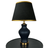 Pair of Black Ceramic Table Lamps - TL155
