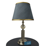 Pair of Classical Metal Lamps with Glass Crystal - TL71