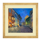 Set of 2, People in the Market Scenery Painting Collage Wall Art Frames - BF07