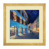 Set of 2, People in the Market Scenery Painting Collage Wall Art Frames - BF07