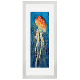 Set of 3, Vibrant Jellyfish Collage Wall Art Frames - BF111