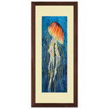 Set of 3, Vibrant Jellyfish Collage Wall Art Frames - BF111