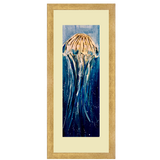 Set of 3, Vibrant Jellyfish Collage Wall Art Frames - BF111
