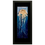 Set of 3, Vibrant Jellyfish Collage Wall Art Frames - BF111