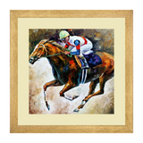 Set of 2, Horse Riding Collage Wall Art Frames - BF180