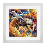 Set of 2, Horse Riding Collage Wall Art Frames - BF180