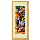 Set of 2, Vibrant Floral Themed Collage Wall Art Frames - BF192