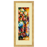 Set of 2, Vibrant Floral Themed Collage Wall Art Frames - BF192