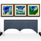 Set of 3, Vibrant Tulip Collage Wall Art Frames - BF19
