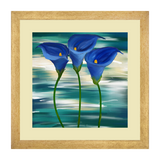 Set of 3, Vibrant Tulip Collage Wall Art Frames - BF19