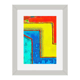 Set of 3, Abstract Scenery Collage Wall Art Frames - BF25