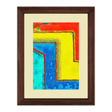Set of 3, Abstract Scenery Collage Wall Art Frames - BF25
