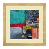 Set of 3, Abstract Shapes Collage Wall Art Frames - BF27
