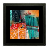Set of 3, Abstract Shapes Collage Wall Art Frames - BF27