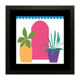 Set of 3, Botanical Abstract Collage Wall Art Frames - BF28