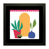 Set of 3, Botanical Abstract Collage Wall Art Frames - BF28