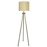 Tripod Antique Golden Metal Floor Lamp - FL02