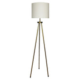 Tripod Antique Golden Metal Floor Lamp - FL02
