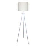 Tripod White Metal Floor Lamp - FL04