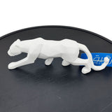 White Geometric Jaguar Figurine for Table Decor - GD361