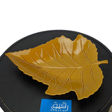 Fine Cut Leave Ceramic Tray for Table Décor - GD641