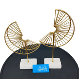 Set of 2 Metal decoration pieces for table décor -  GD703