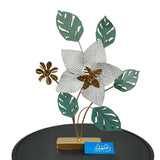 Floral Themed Metallic Table Décor - GD743