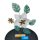Floral Themed Metallic Table Décor - GD743