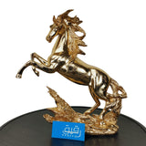 Exquisite Golden Galloping Horse sculpture for Table Decor - GD767