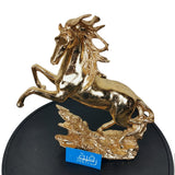 Exquisite Golden Galloping Horse sculpture for Table Decor - GD767