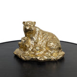 Exquisite Bear with cub sculpture for Table Decor - GD775