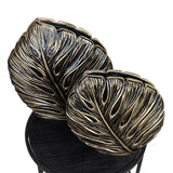 Antique Golden Leaves Shaped Classic Vases for Table Décor - GD780