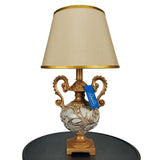 White & Golden Elegent Side Table Lamps Pair - TL144