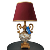 White & Golden Elegent Side Table Lamps Pair - TL144