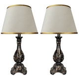 Pair of Flower Themed Elegant Table Lamps for Bedroom - TL152