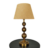Pair of Exquisite Triple Golla Golden Metal Lamps - TL156