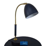 Black & Golden Metal Study Lamp - TL172