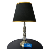 Pair of Metal Table Lamps with Crystal - TL177
