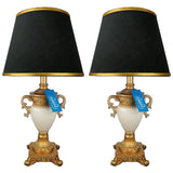 Pair of White & Golden Exquisite Table Lamps - TL01