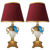 Pair of White & Golden Exquisite Table Lamps - TL01