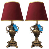 Pair of Antique Golden Exquisite Table Lamps for Bedroom - TL02